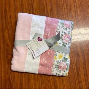 4 Receiving Blankets (baby girl)